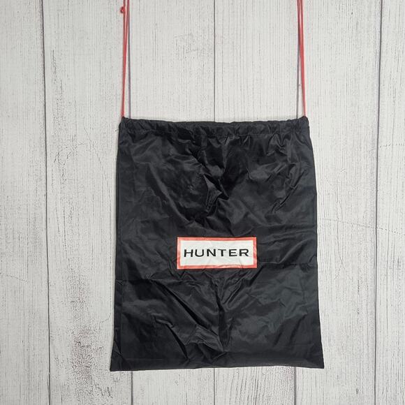 Hunter Logo Black Dust/Storage Bag with Drawstring Top, 16.5 x 20.5 - Picture 1 of 4